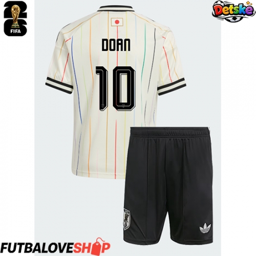 Dres Japonsko Ritsu Doan #10 Preč pre deti MS 2026 Krátky Rukáv (+ trenírky)